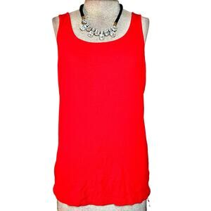 Red Cotton Tank Size XL